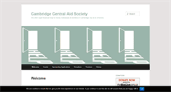 Desktop Screenshot of cambridgecentralaid.org