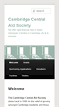 Mobile Screenshot of cambridgecentralaid.org